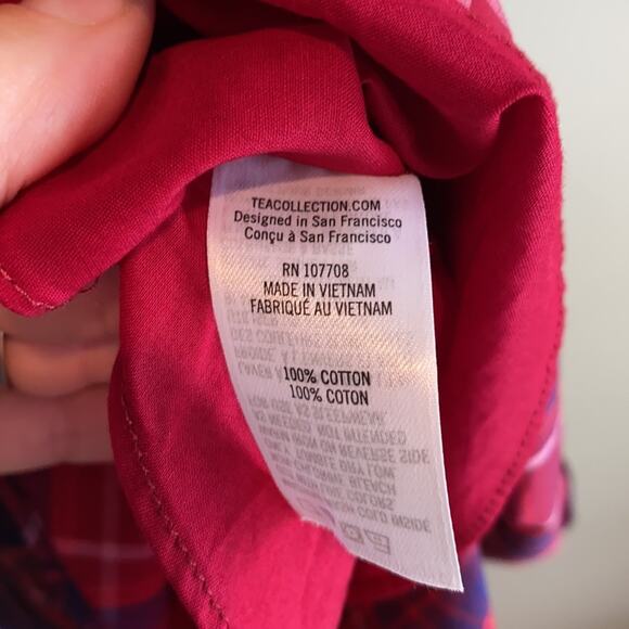 Tea Collection Floral Dress 6 special occasion holiday - Picture 5 of 10